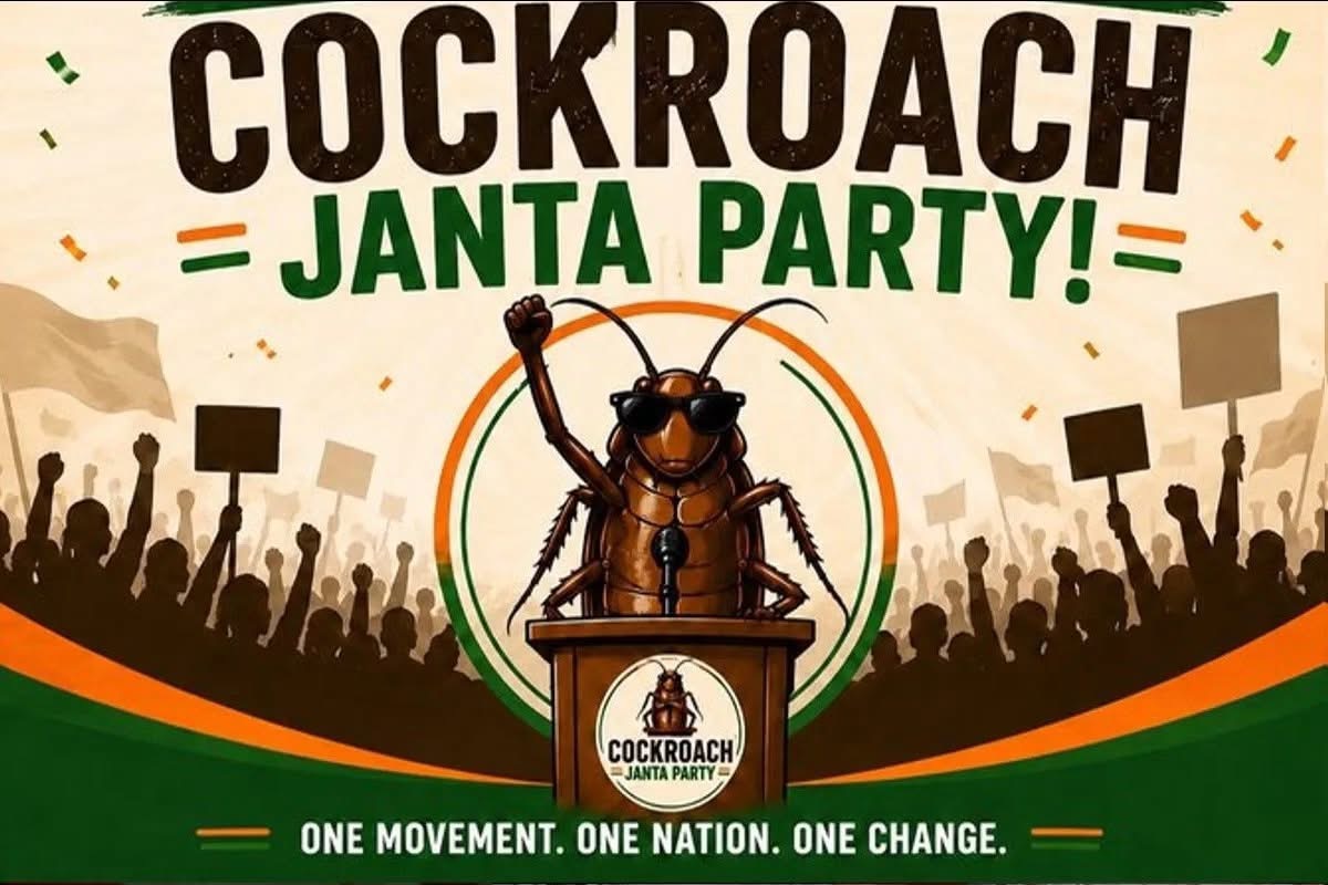 Cockroach Janta Party — official mascot