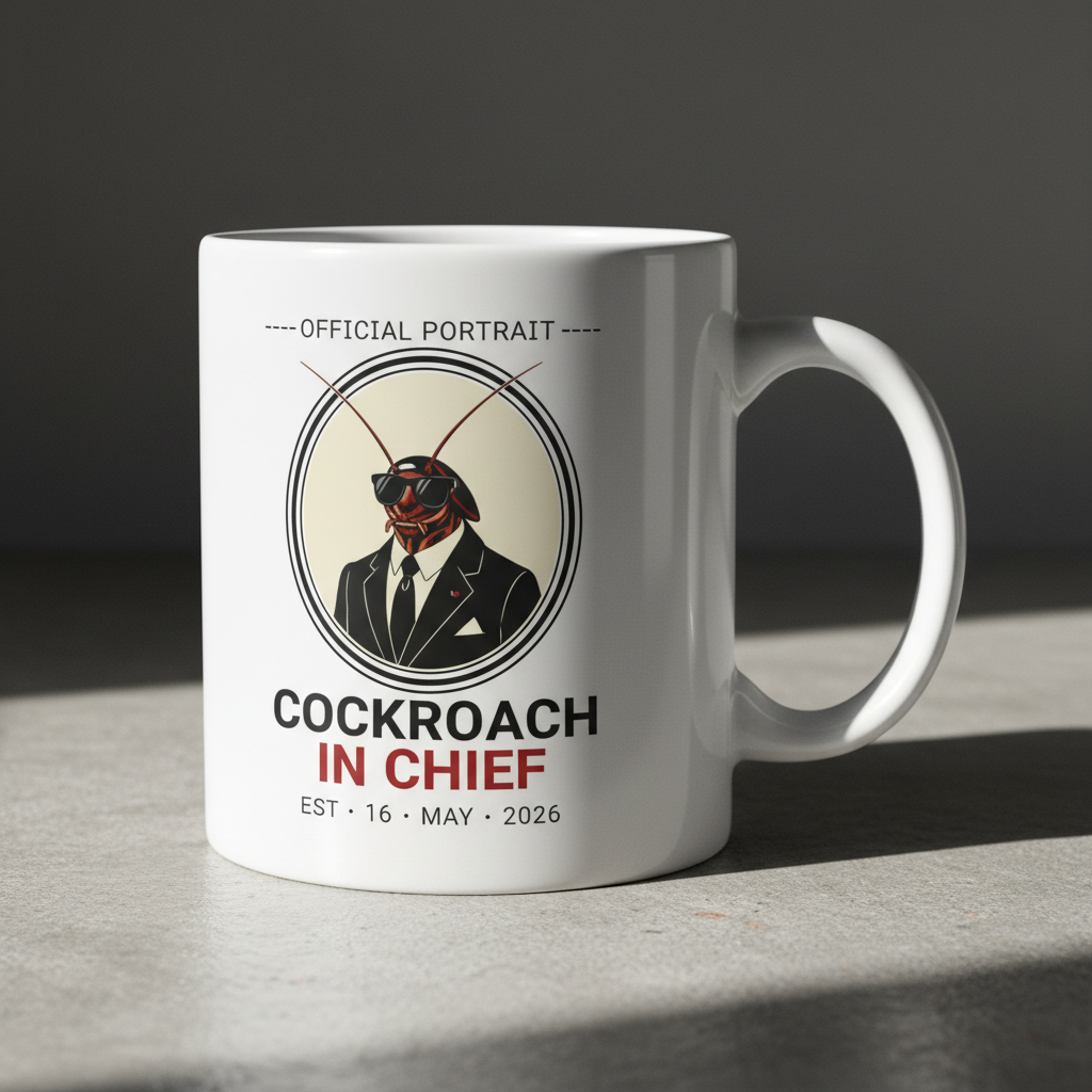 Cockroach in Chief Mug